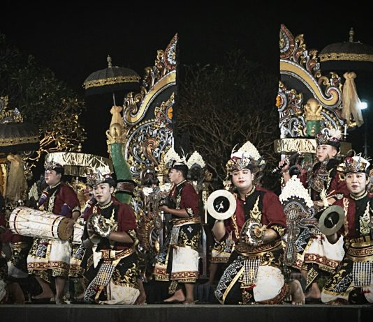 20 Peserta Parade Baleganjur Adu Kreasi Tabuh Peringati Serangan Umum Kota Denpasar
