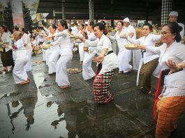 Tarian Sakral Rejang Pala Peninggalan dari Pura Pan Balang Tamak Dibangkitkan Lagi
